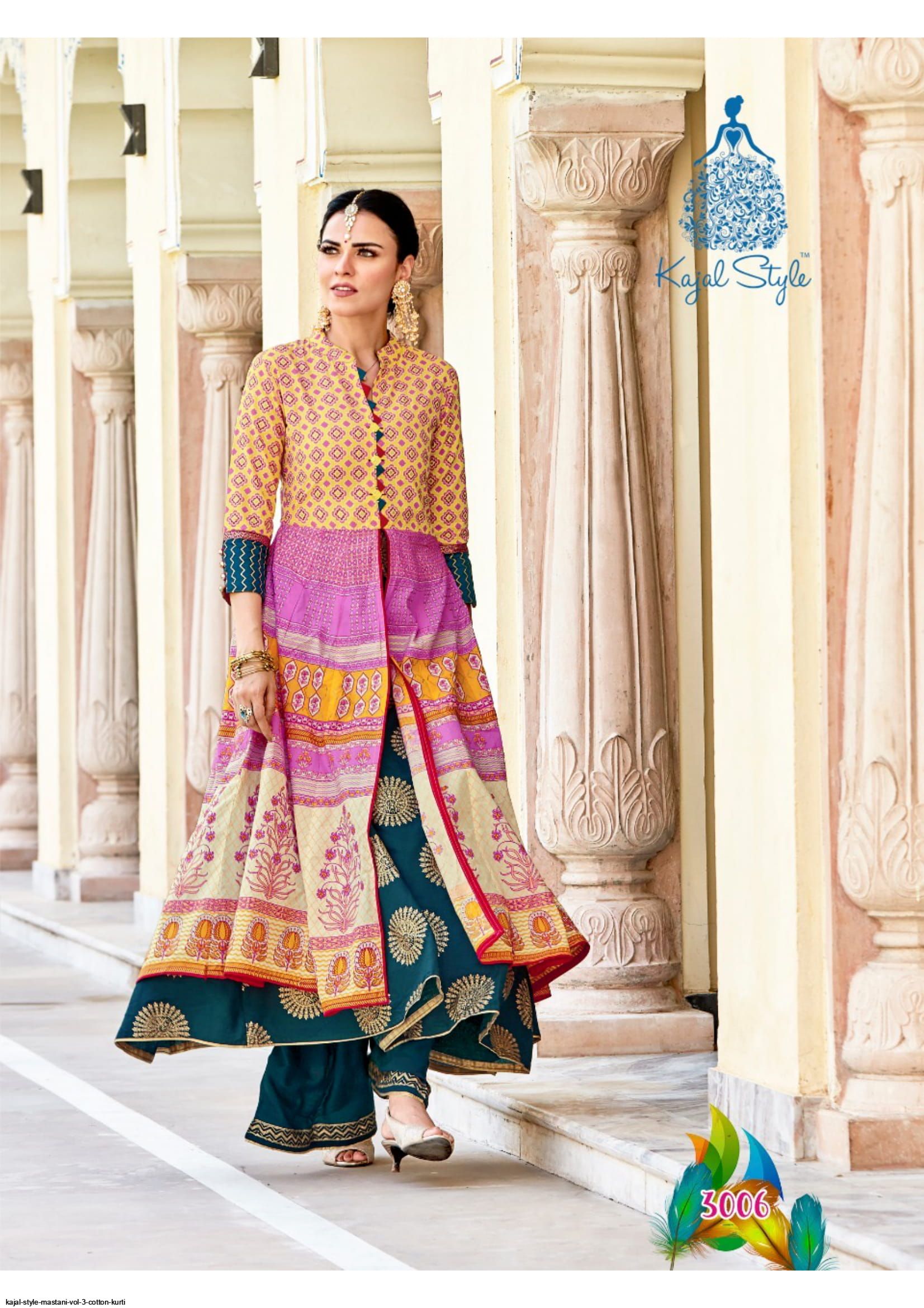Floor length Indo western kurti dress